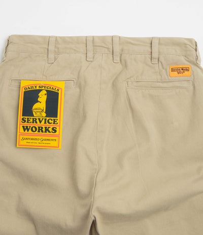 Service Works Drill Part Timer Shorts - Khaki